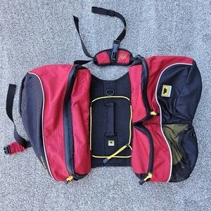 Mountainsmith Large Dog Pack SL3 Outdoor Hiking Red Backpack Adjustable Harness
